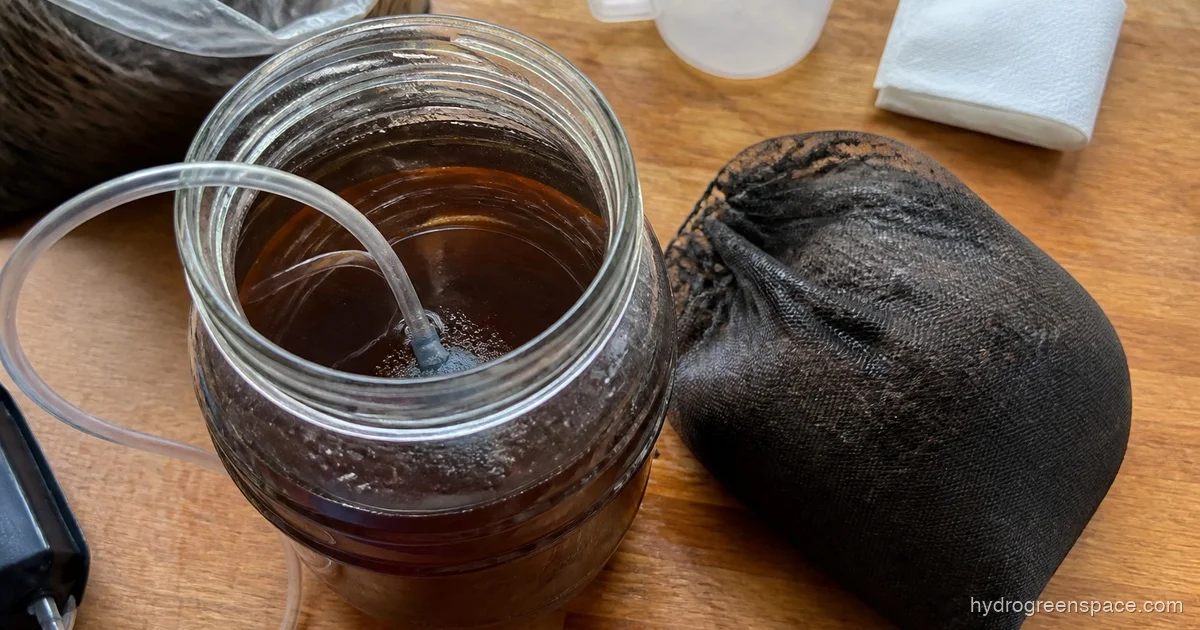 Compost Tea for Hydroponics: Brew, Apply & Avoid Clogs