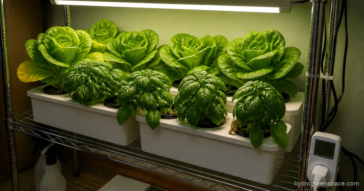 Light Cycle Optimization for Hydroponic Plants