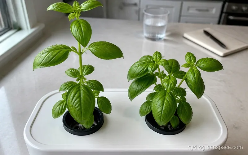 Diagram showing a plant before and after topping, with lateral branches emerging from nodes below the cut